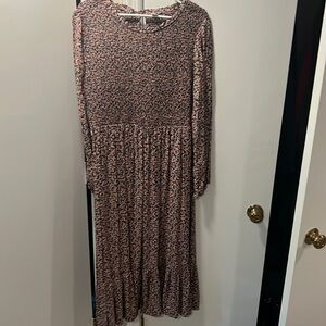 Old Navy Floral Smock Dress L